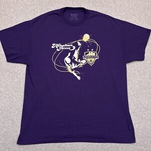 Louisville City FC Graphic T-Shirt Mens XL Purple Hometown Pizza Back 2 Back USL
